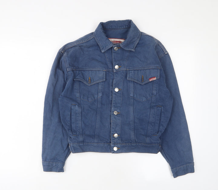 Eighty Four Womens Blue Jacket Size XS Button