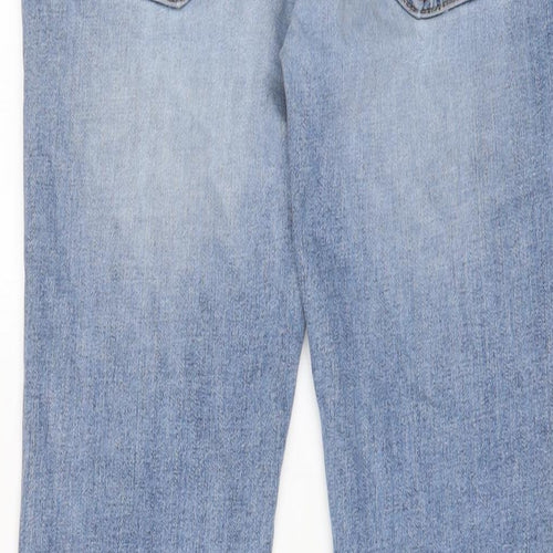 Hollister Mens Blue Cotton Skinny Jeans Size 31 in L30 in Regular Zip