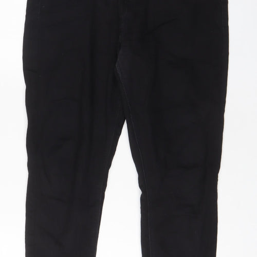 Tiffosi Womens Black Cotton Skinny Jeans Size 32 in L29 in Regular Zip