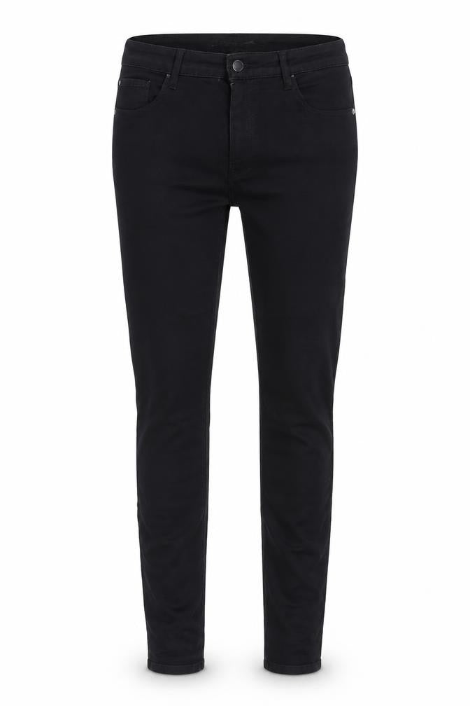 Tiffosi Womens Black Cotton Skinny Jeans Size 32 in L29 in Regular Zip