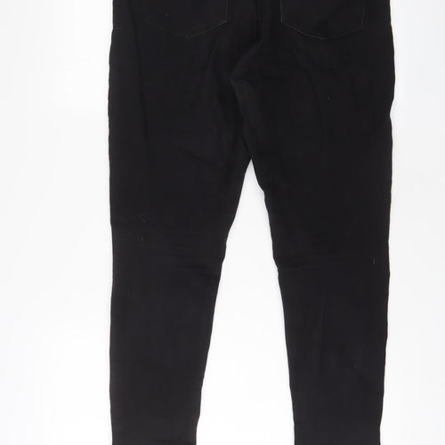 Tiffosi Womens Black Cotton Skinny Jeans Size 32 in L29 in Regular Zip