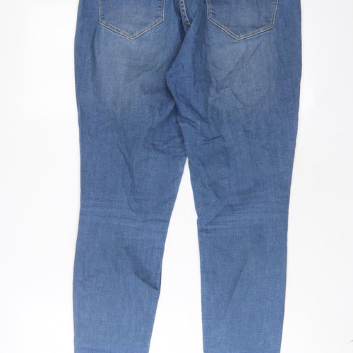 Tiffosi Womens Blue Cotton Skinny Jeans Size 32 in L28 in Regular Zip