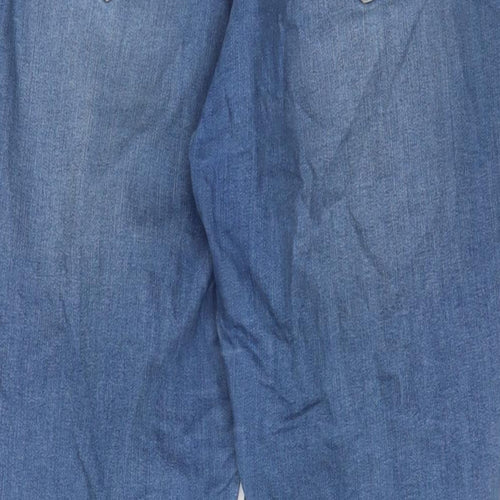 Tiffosi Womens Blue Cotton Skinny Jeans Size 32 in L28 in Regular Zip