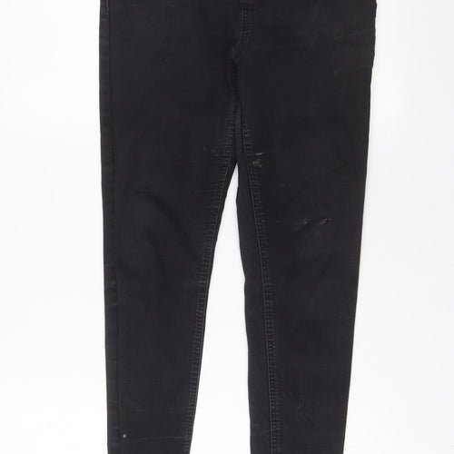 Marks and Spencer Womens Grey Cotton Jegging Jeans Size 12 L27 in Regular