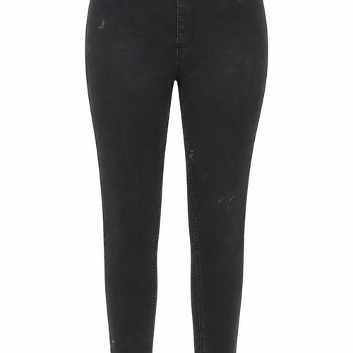 Marks and Spencer Womens Grey Cotton Jegging Jeans Size 12 L27 in Regular