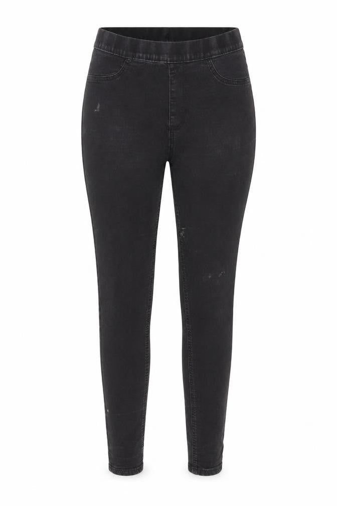 Marks and Spencer Womens Grey Cotton Jegging Jeans Size 12 L27 in Regular