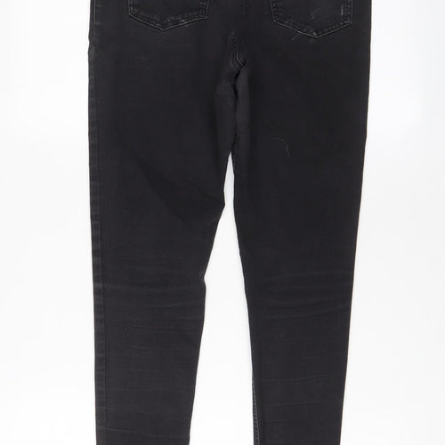 Marks and Spencer Womens Grey Cotton Jegging Jeans Size 12 L27 in Regular
