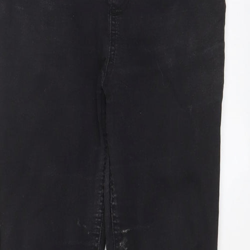 Marks and Spencer Womens Grey Cotton Jegging Jeans Size 12 L27 in Regular