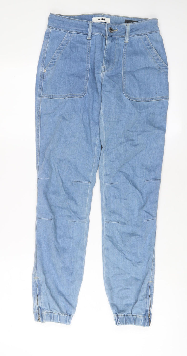 Mavi Womens Blue Cotton Tapered Jeans Size 28 in L28 in Slim Zip