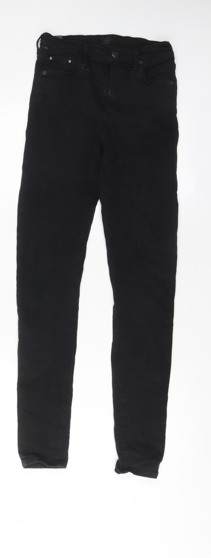 Citizens of Humanity Womens Black Cotton Skinny Jeans Size 27 in L29 in Regular Zip