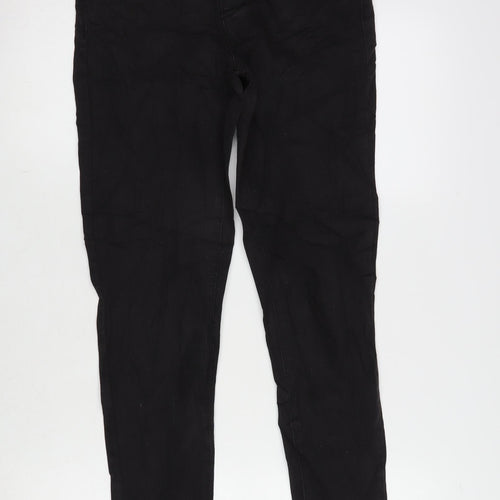 Denim & Co. Womens Black Cotton Blend Jegging Jeans Size 12 L29 in Regular