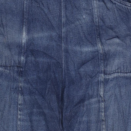 Being Casual Womens Blue Cotton Tapered Jeans Size 14 L28 in Regular