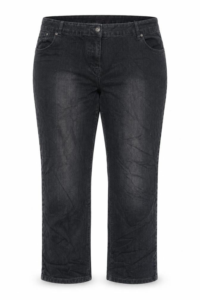 Kayota Lil;y Womens Blue Cotton Blend Straight Jeans Size 46 in L28 in Regular Zip