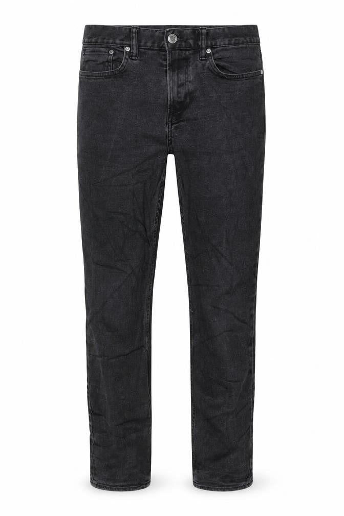 H&M Mens Grey Cotton Blend Straight Jeans Size 31 in L30 in Regular Zip