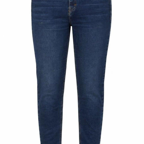 Topshop Womens Blue Cotton Skinny Jeans Size 30 in L32 in Regular Zip