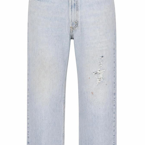 Levi's Mens Blue Cotton Straight Jeans Size 38 in L30 in Regular Zip