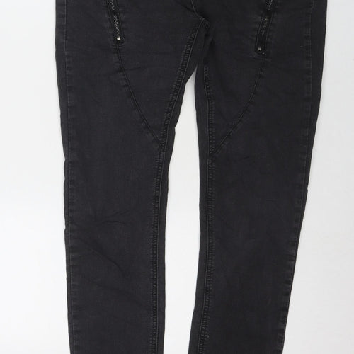 Cream Womens Black Cotton Skinny Jeans Size 31 in L31 in Regular Zip
