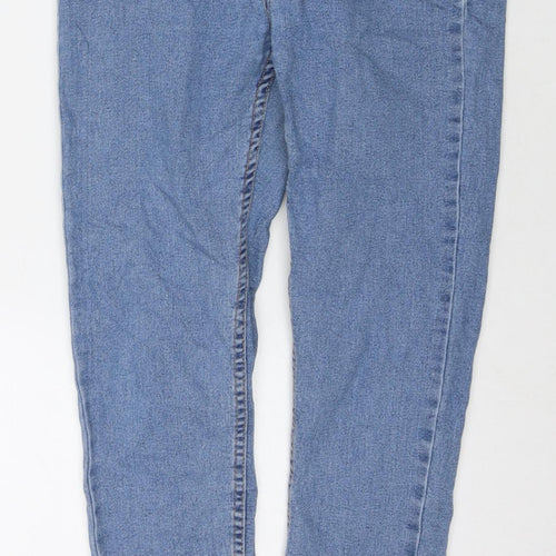 Bershka Womens Blue Cotton Jegging Jeans Size 30 in L27 in Regular