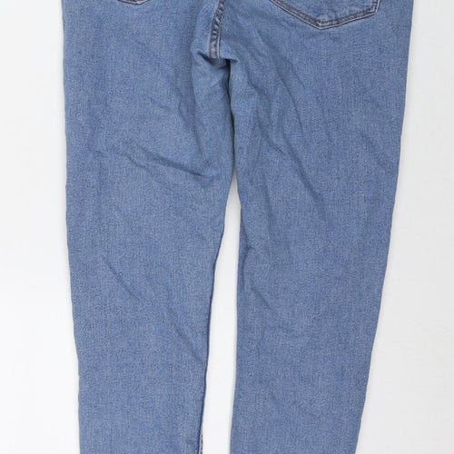 Bershka Womens Blue Cotton Jegging Jeans Size 30 in L27 in Regular