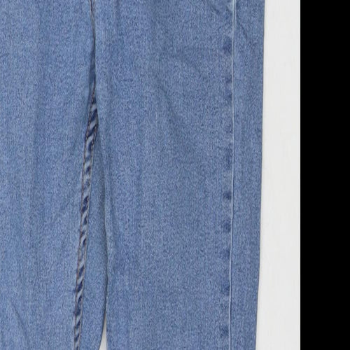 Bershka Womens Blue Cotton Jegging Jeans Size 30 in L27 in Regular