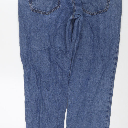 NEXT Mens Blue Cotton Straight Jeans Size 34 in L30 in Regular Zip