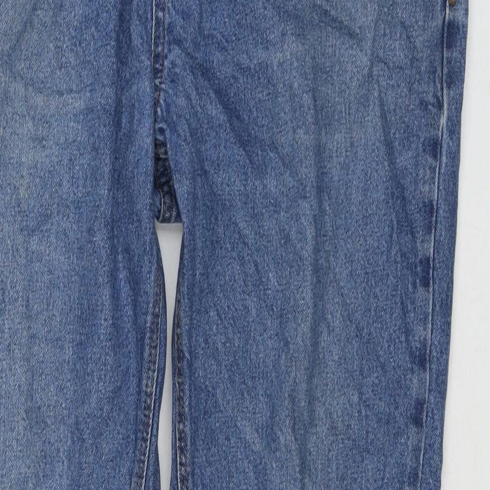 NEXT Mens Blue Cotton Straight Jeans Size 34 in L30 in Regular Zip
