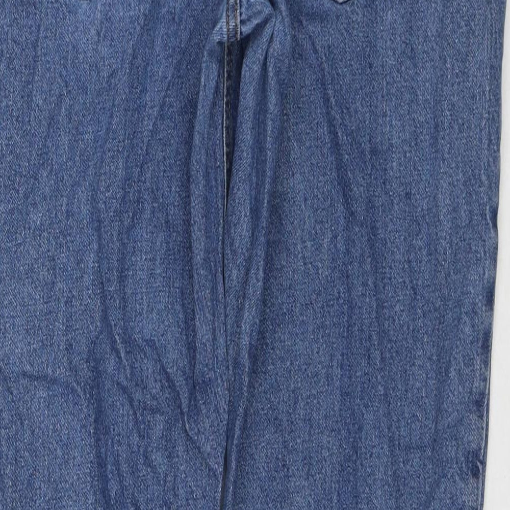NEXT Mens Blue Cotton Straight Jeans Size 34 in L30 in Regular Zip
