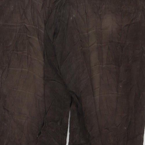 Marks and Spencer Mens Beige Cotton Straight Jeans Size 34 in L29 in Regular Zip