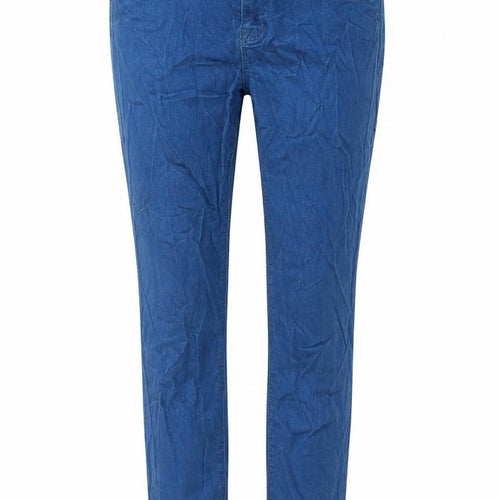 Topshop Womens Blue Cotton Skinny Jeans Size 28 in L32 in Regular Zip
