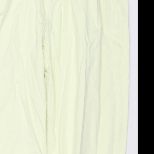 Reclaimed Vintage Womens Yellow Cotton Straight Jeans Size 28 L24 in Regular Zip