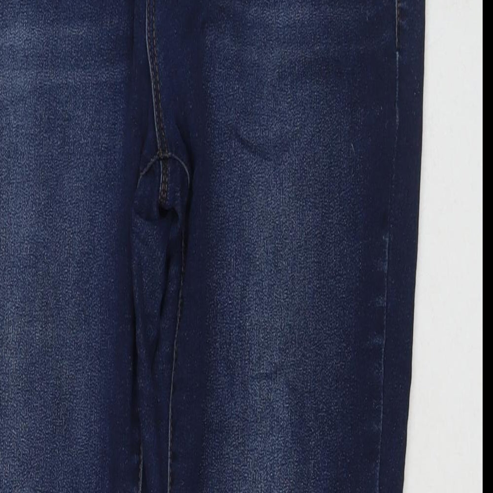 CURVE Womens Blue Cotton Jegging Jeans Size 34 in L26 in Regular Zip