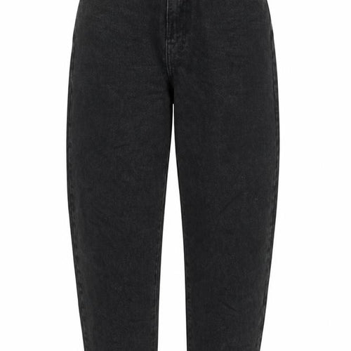 Cotton:On Womens Black Cotton Straight Jeans Size 10 L29 in Regular Zip