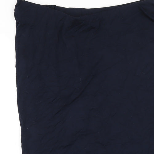 Capsule Womens Blue Viscose Straight & Pencil Skirt Size 14