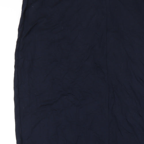 Capsule Womens Blue Viscose Straight & Pencil Skirt Size 14