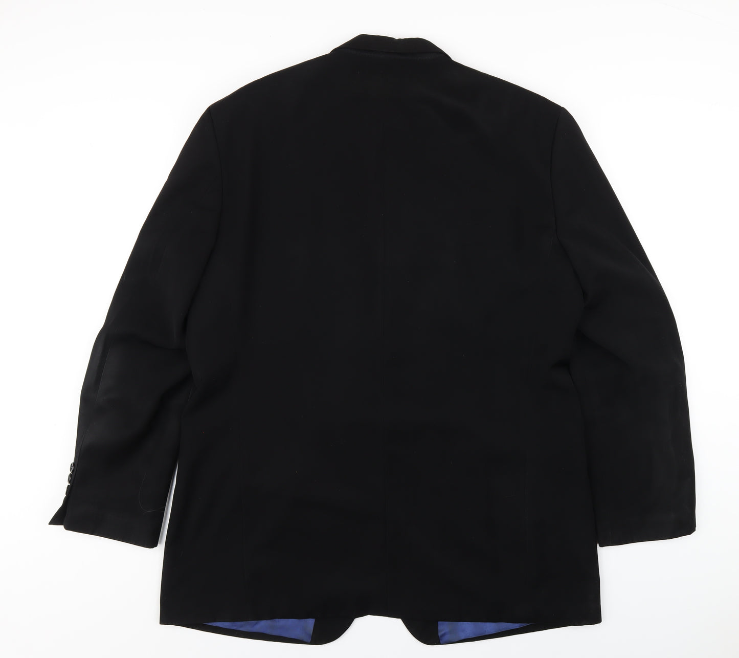 Anagram Mens Black Polyester Jacket Blazer Size 44 Regular
