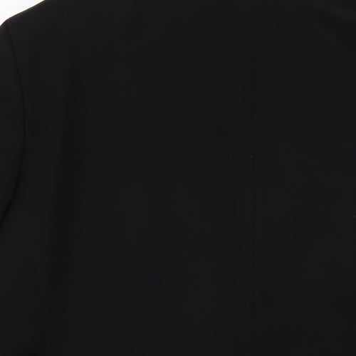 Anagram Mens Black Polyester Jacket Blazer Size 44 Regular