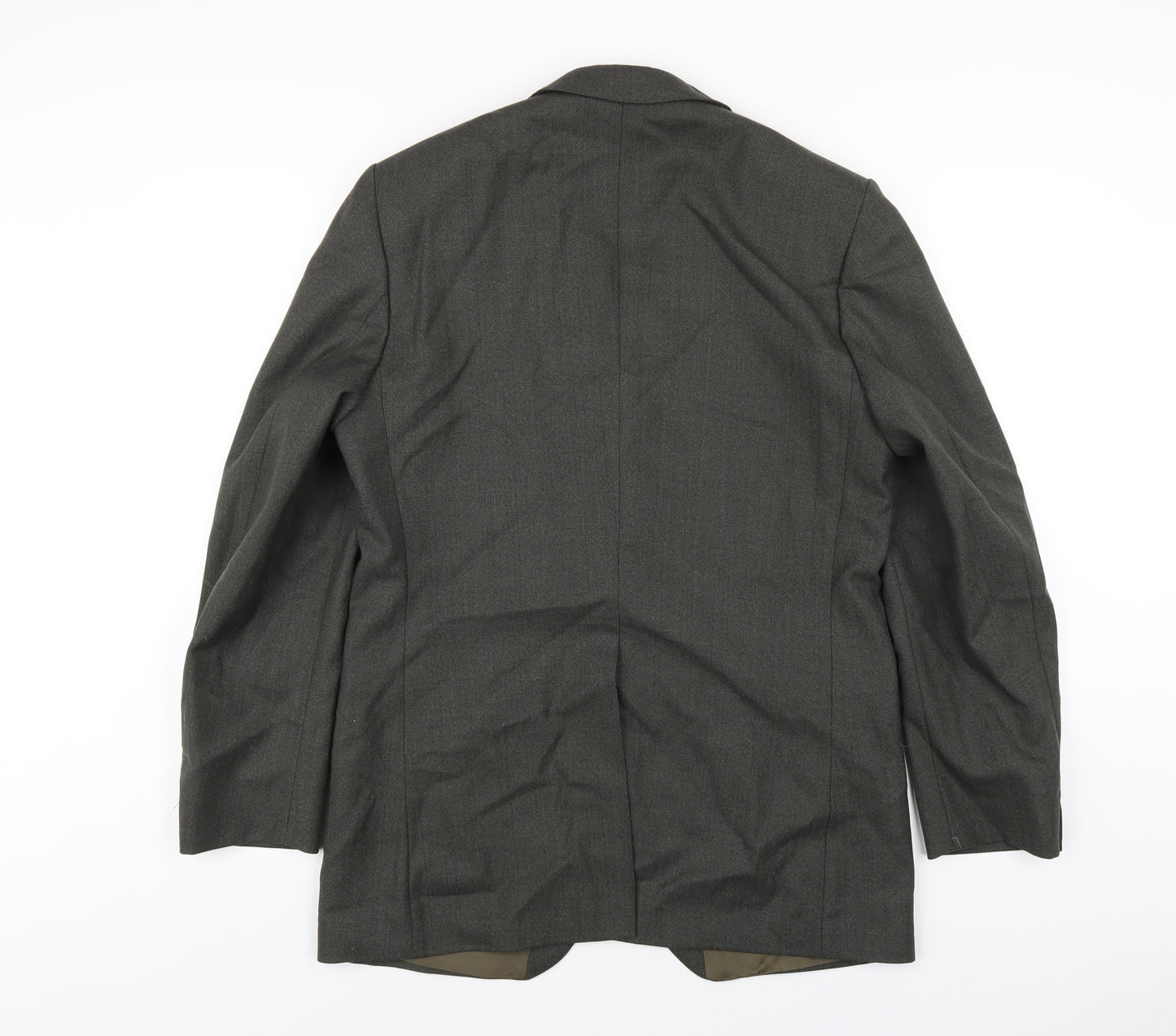Dunn & Co Mens Green Wool Jacket Blazer Size 42 Regular