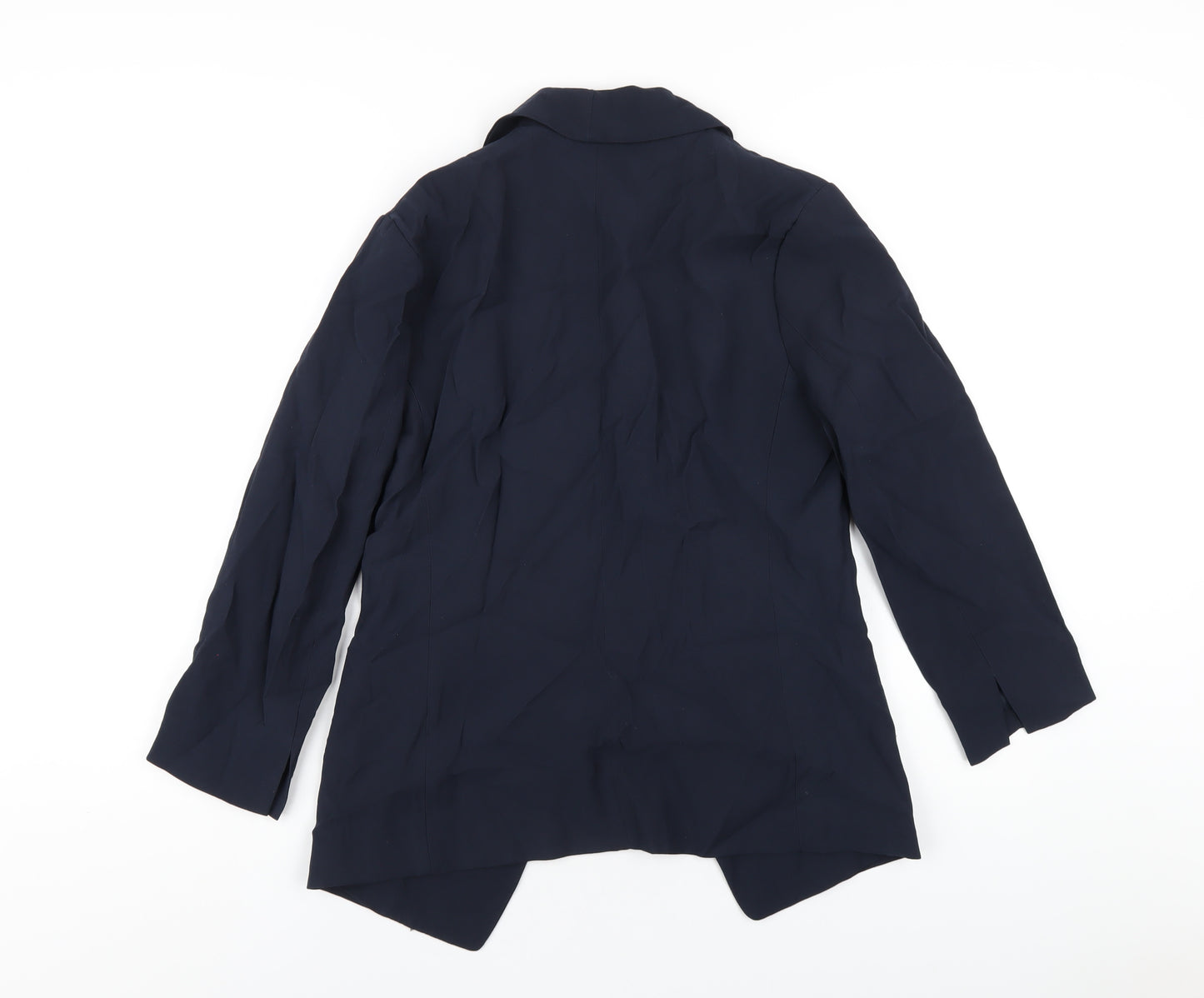 H&M Womens Blue Jacket Blazer Size 8