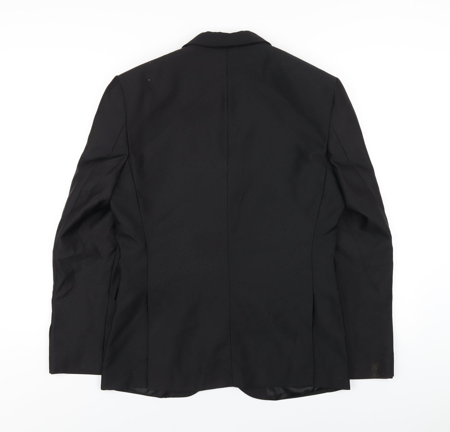 Blackberrys Mens Black Polyester Jacket Blazer Size 38 Regular