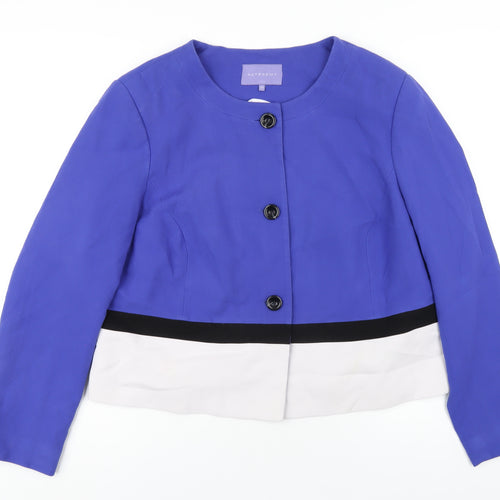 Autonomy Womens Blue Jacket Size 20 Button