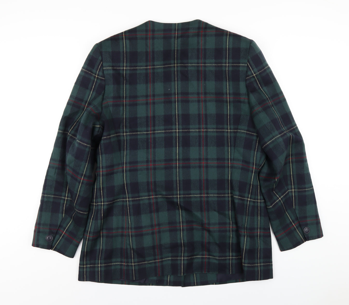 Alexon Womens Multicoloured Plaid Jacket Size 16 Button