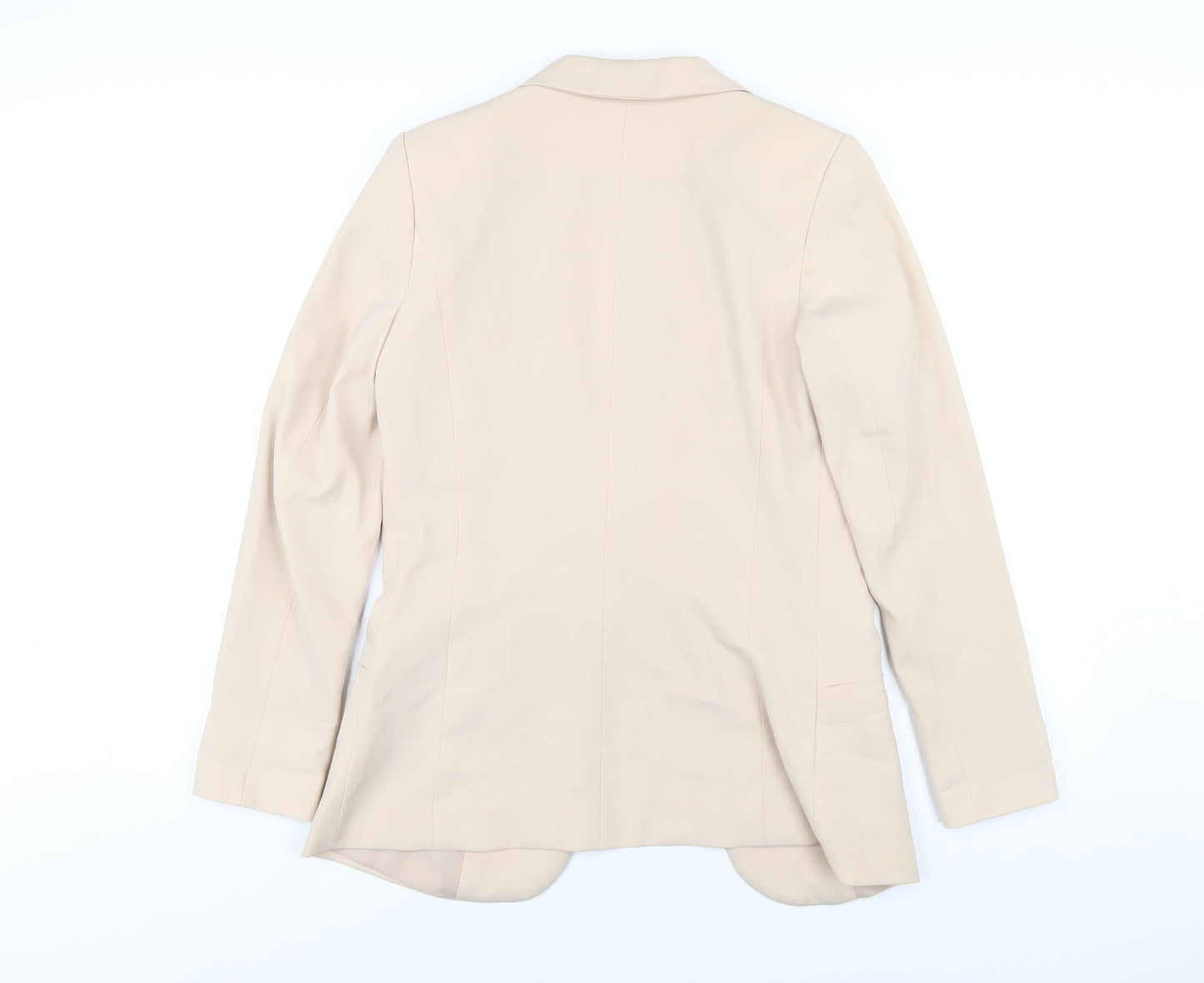 H&M Womens Beige Jacket Blazer Size 8
