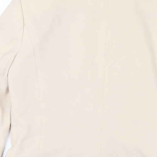 H&M Womens Beige Jacket Blazer Size 8