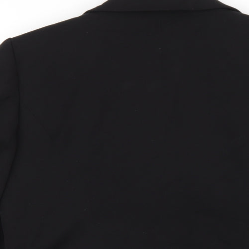 BHS Womens Black Jacket Blazer Size 16 Button