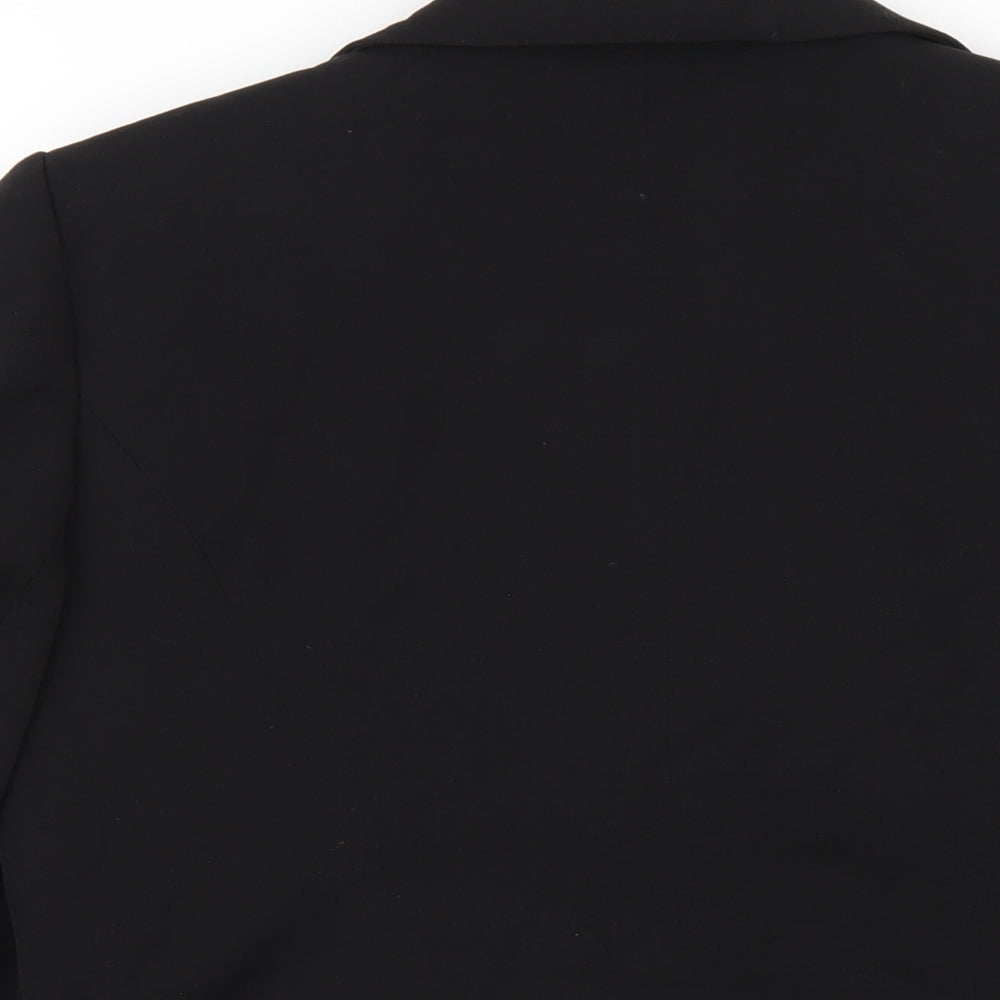 BHS Womens Black Jacket Blazer Size 16 Button