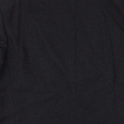 Burton Mens Blue Wool Jacket Blazer Size 40 Regular
