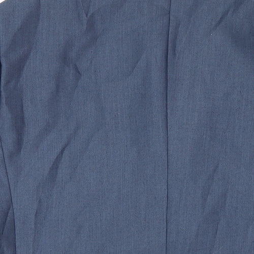 Aspen & Court Mens Blue Polyester Jacket Blazer Size 42 Regular