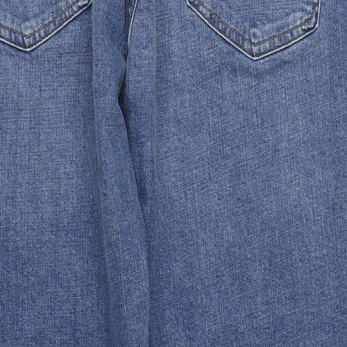 NEXT Mens Blue Cotton Straight Jeans Size 42 in L31 in Regular Zip