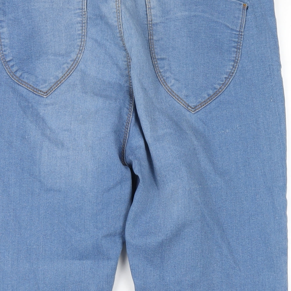 Dorothy Perkins Womens Blue Cotton Capri Jeans Size 12 L21 in Regular