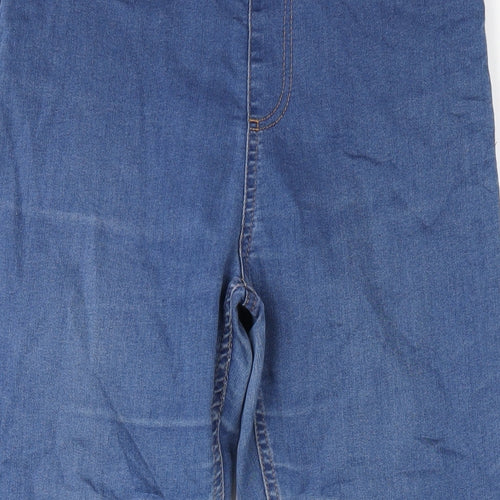 Marks and Spencer Womens Blue Cotton Jegging Jeans Size 12 L28 in Regular